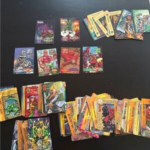 Marvel Over Power Trading card lot 90s